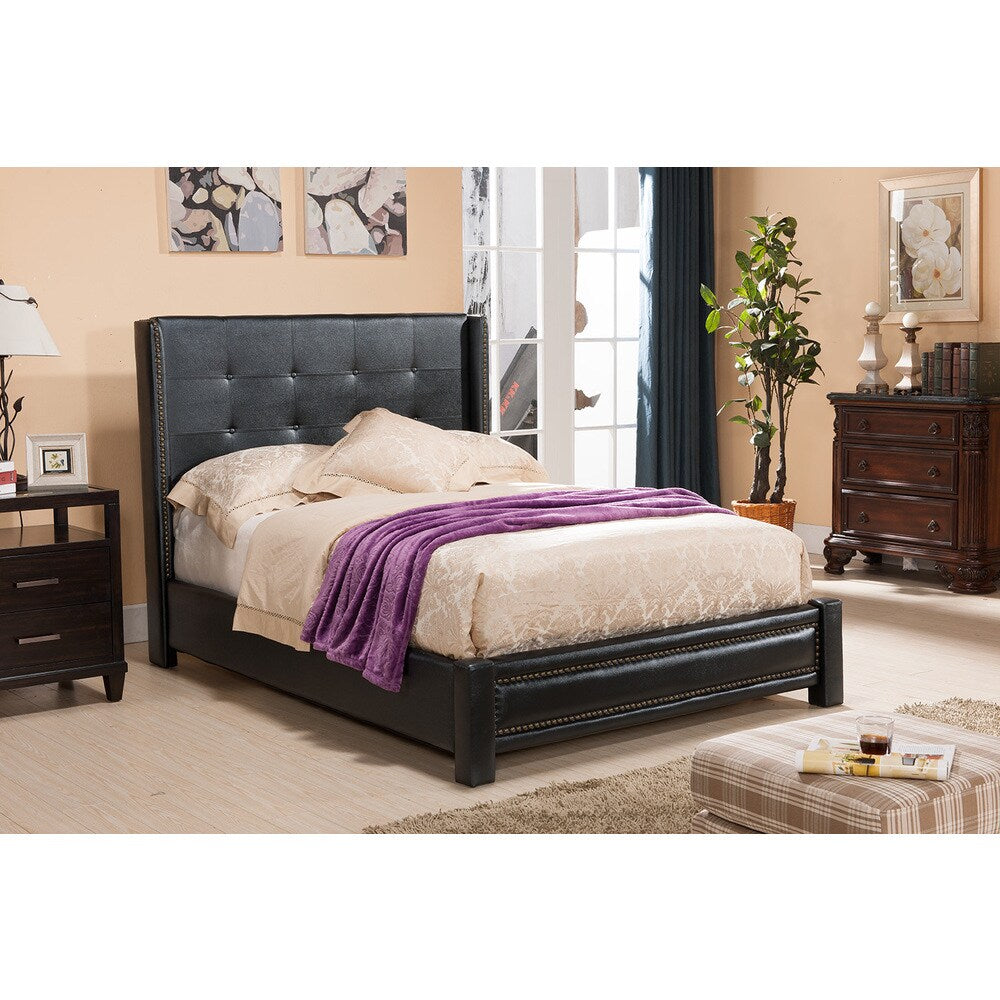 K & B King Upholstered Bed