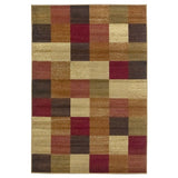 KAS Lifestyles Beige Squares Rug