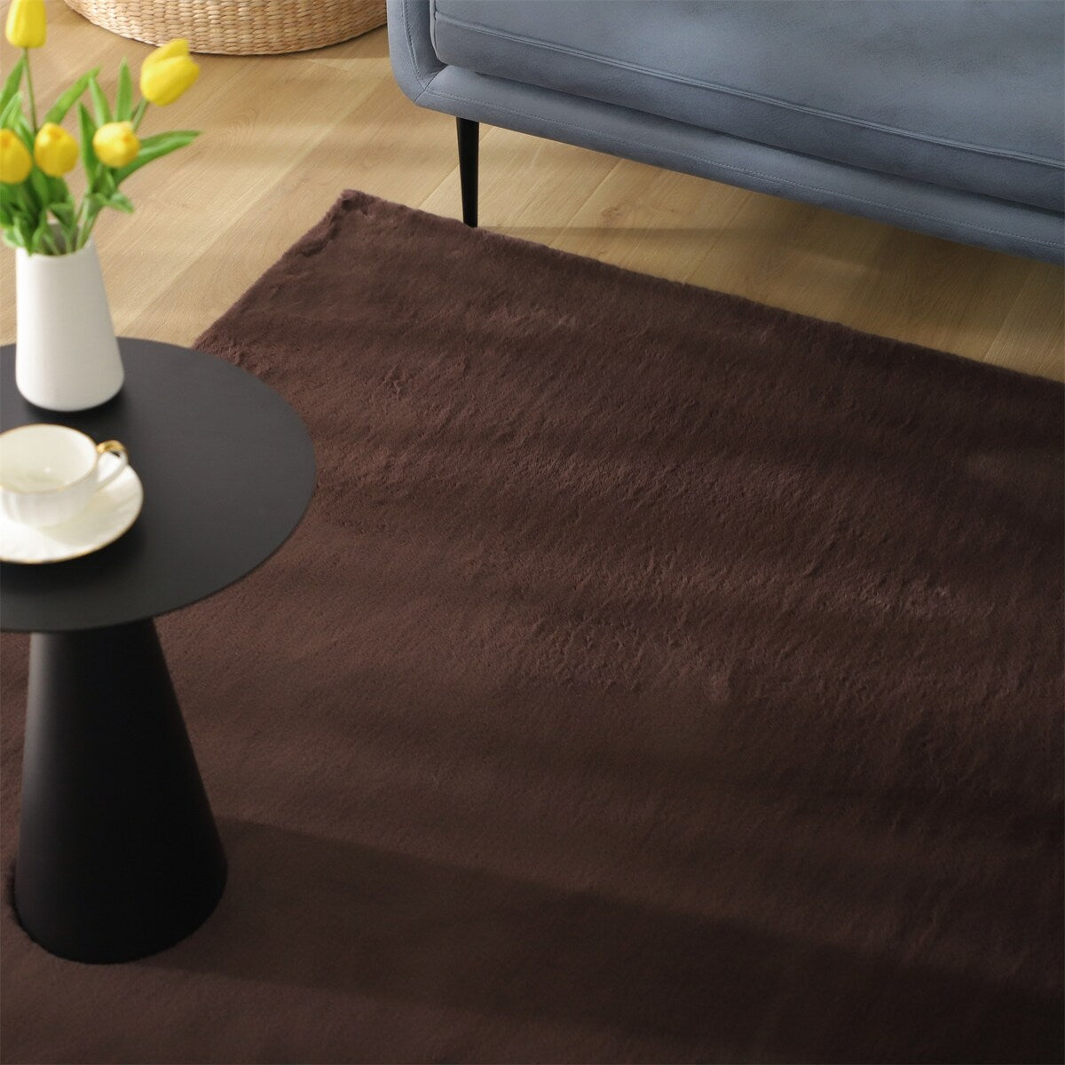 KASENTEX Area Rug Contemporary Modern Soft Cozy Solid Colors