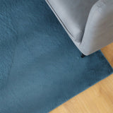 KASENTEX Area Rug Contemporary Modern Soft Cozy Solid Colors