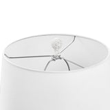 KAWOTI 23.25-inch Ceramic Bedside Table Lamp - W14" x H23.25"
