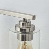 KAWOTI 5-Light Dimmable Bathroom Vanity Light with Clear Glass Shade