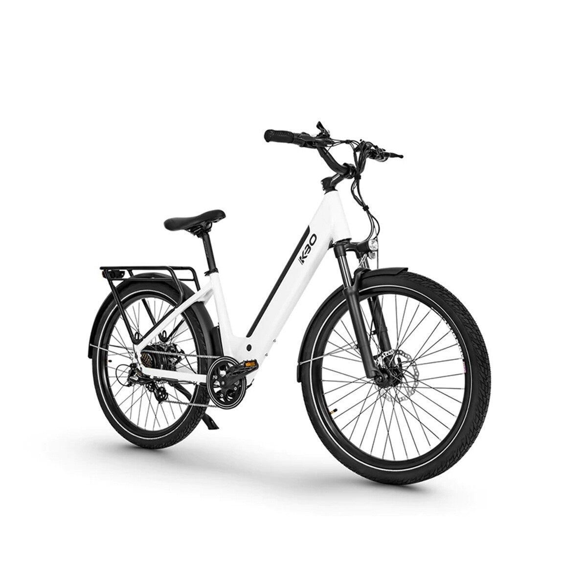 KBO Breeze Step Thru E-Bike: 500W, 48V 16Ah Battery, 55MI Range, 300LBS Payload, 27.5"x2.4", 25MPH, Shimano 7 Speed, 5H Charge