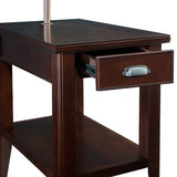Leick Home Laurent One Drawer Swing Arm Lamp Side Table