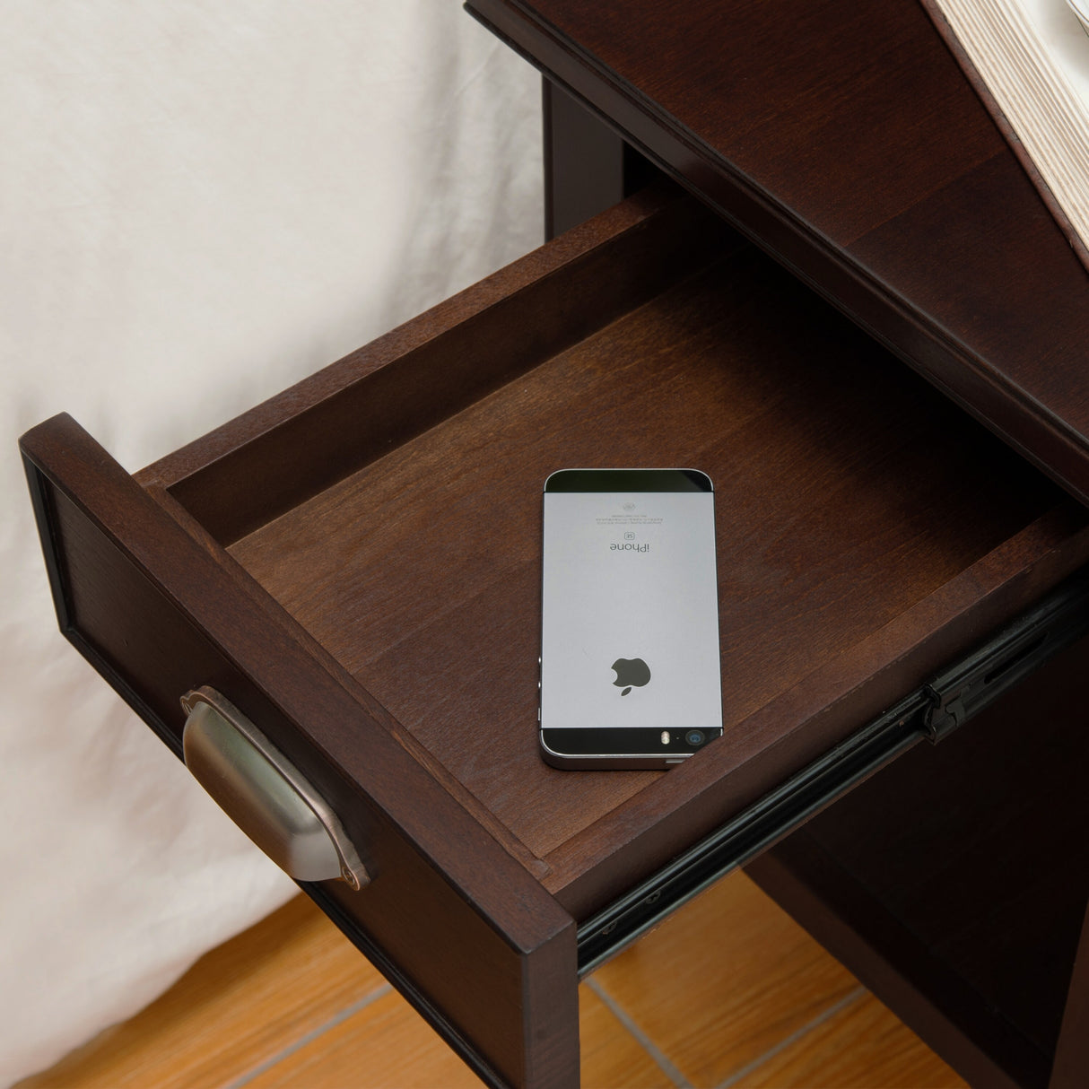 Leick Home Laurent One Drawer Swing Arm Lamp Side Table
