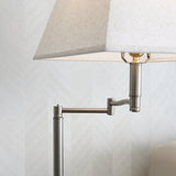 Leick Home Laurent One Drawer Swing Arm Lamp Side Table
