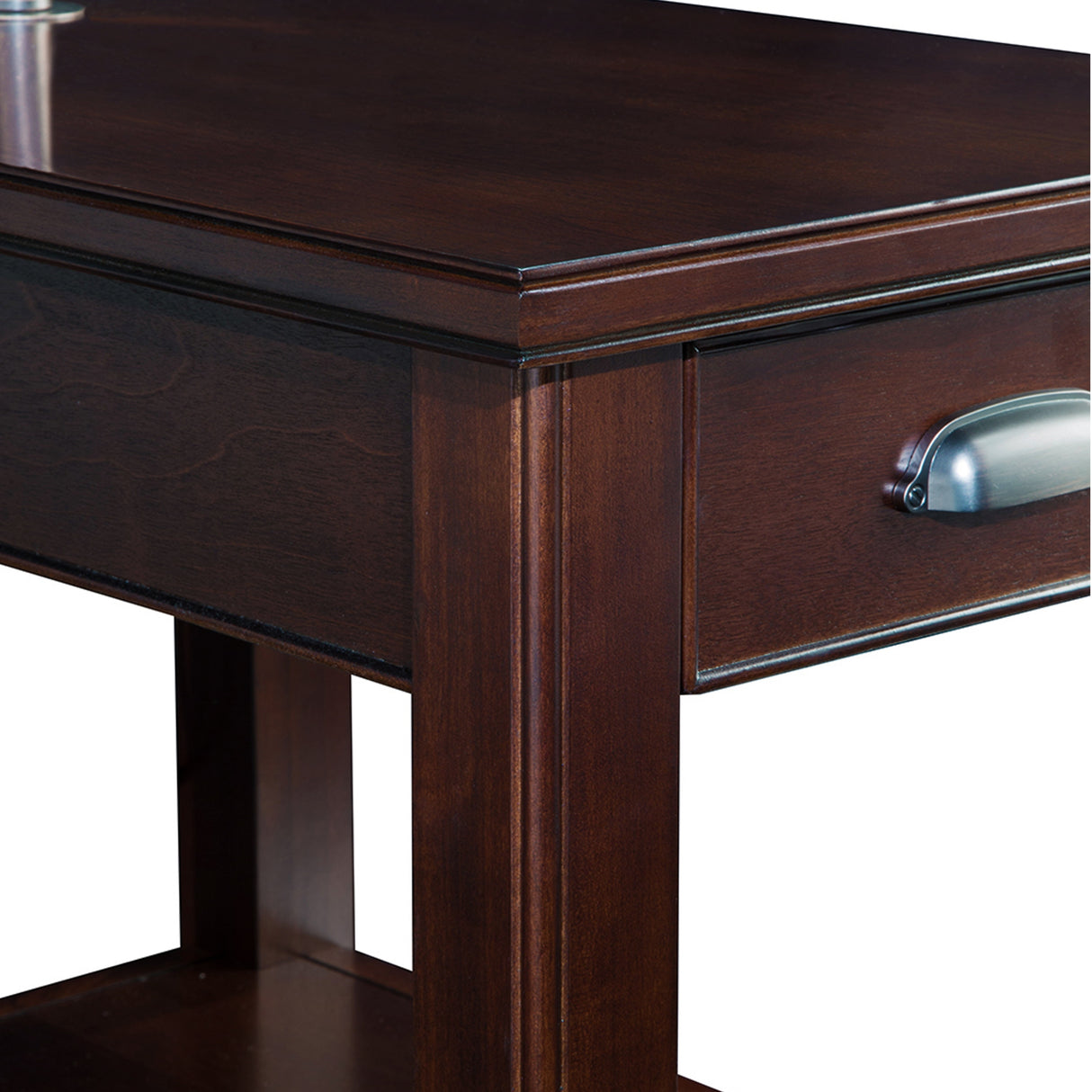 Leick Home Laurent One Drawer Swing Arm Lamp Side Table