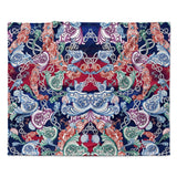 KESS InHouse Fernanda Sternieri "Barroque Sea" Fleece Blanket - Multi-color - 80" x 60"