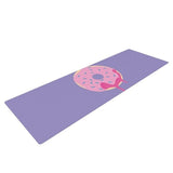 KESS Original "Donut You Love Me" Purple Pink Yoga Mat