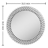 KOHROS Art Decoration Rectangular Wall Mounted Mirror