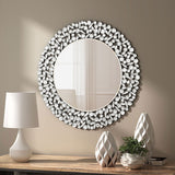 KOHROS Modern Round Art Decoration Wall Mounted Mirror