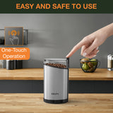 KRUPS Fast Touch Grinder, Stainless Steel