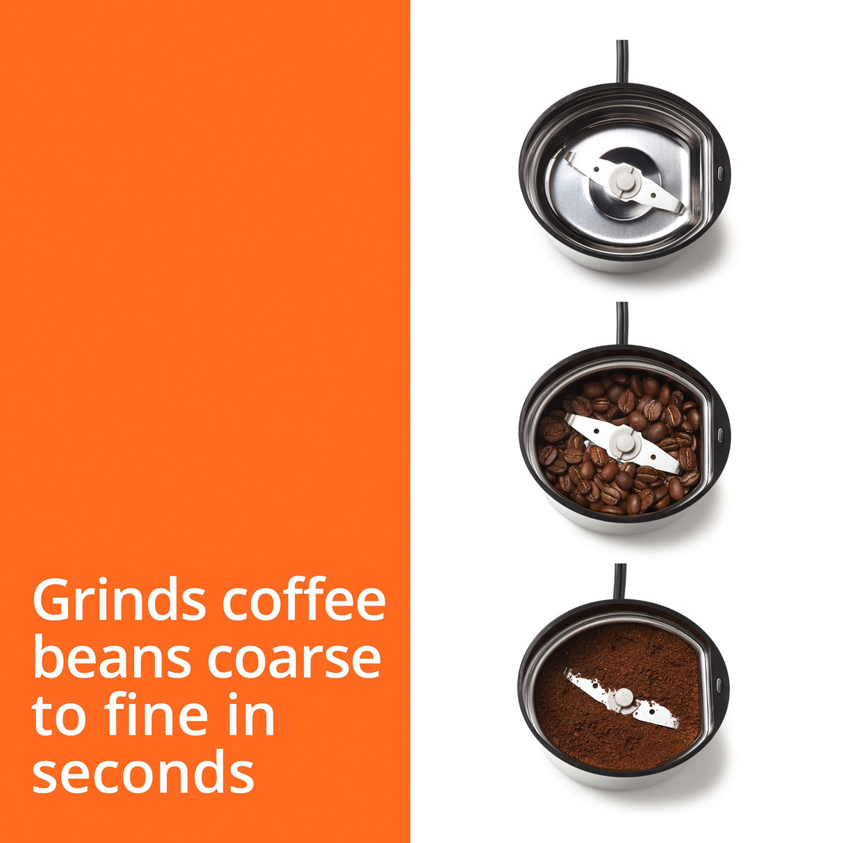 KRUPS Fast Touch Grinder, Stainless Steel