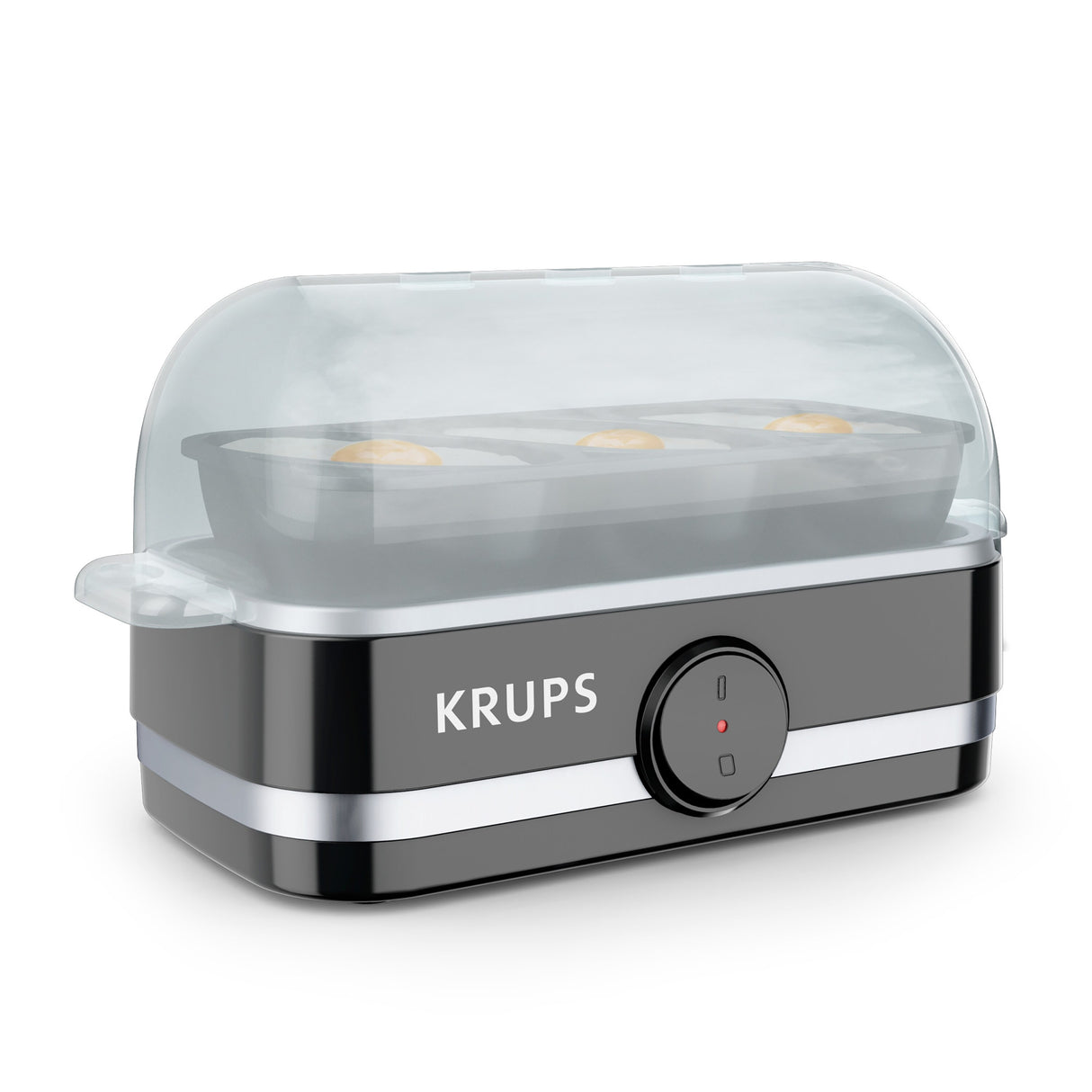 KRUPS Simply Electric Egg Cooker with Accessories, 6 Egg Capacity