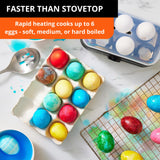 KRUPS Simply Electric Egg Cooker with Accessories, 6 Egg Capacity