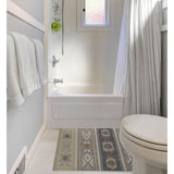 KUCCI NEUTRAL Bath Rug By Kavka Designs
