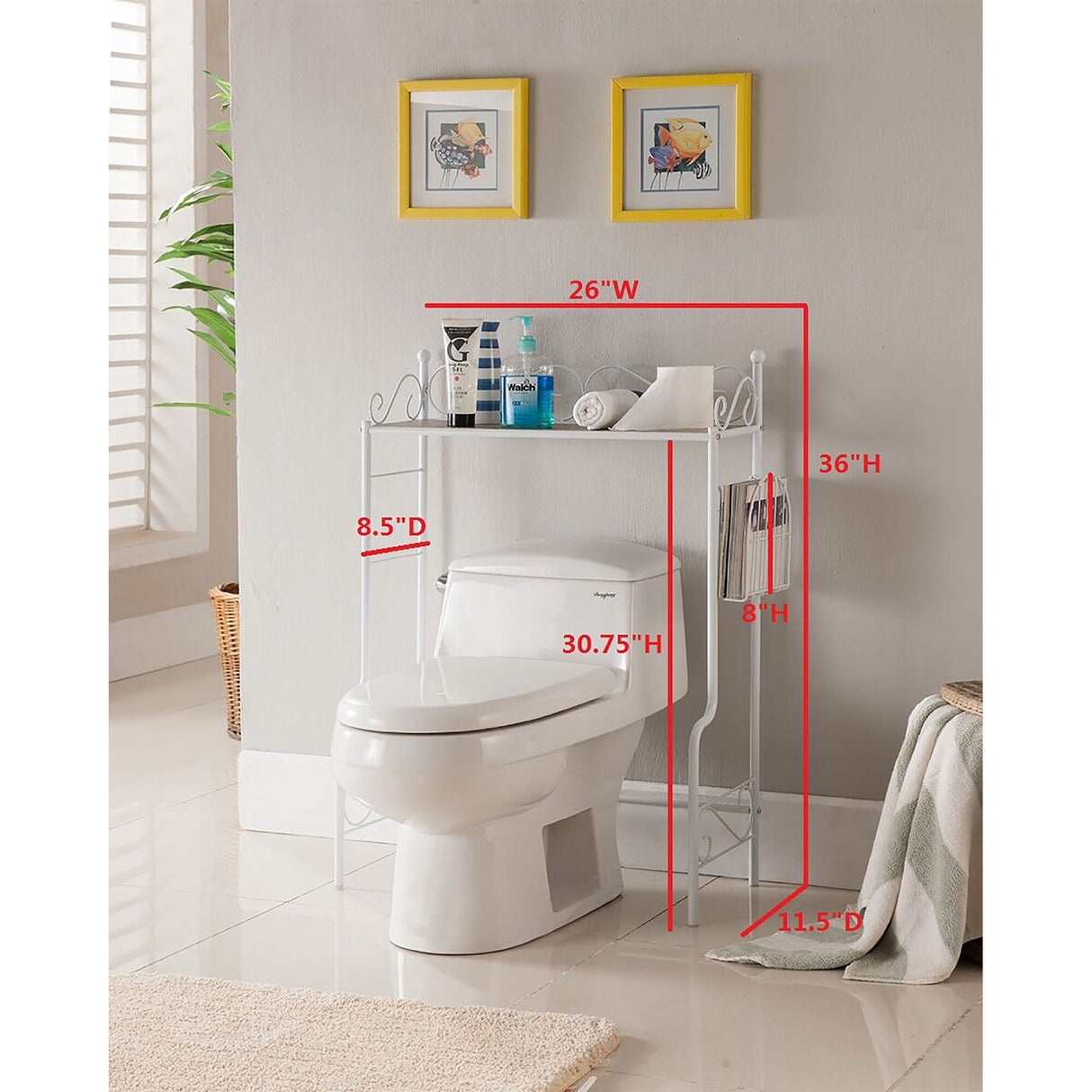 Over the Toilet Shelf