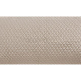 Kahn Hand Quilted Lumbar King Size Pillow Sham, Self Binding, Matte Brown