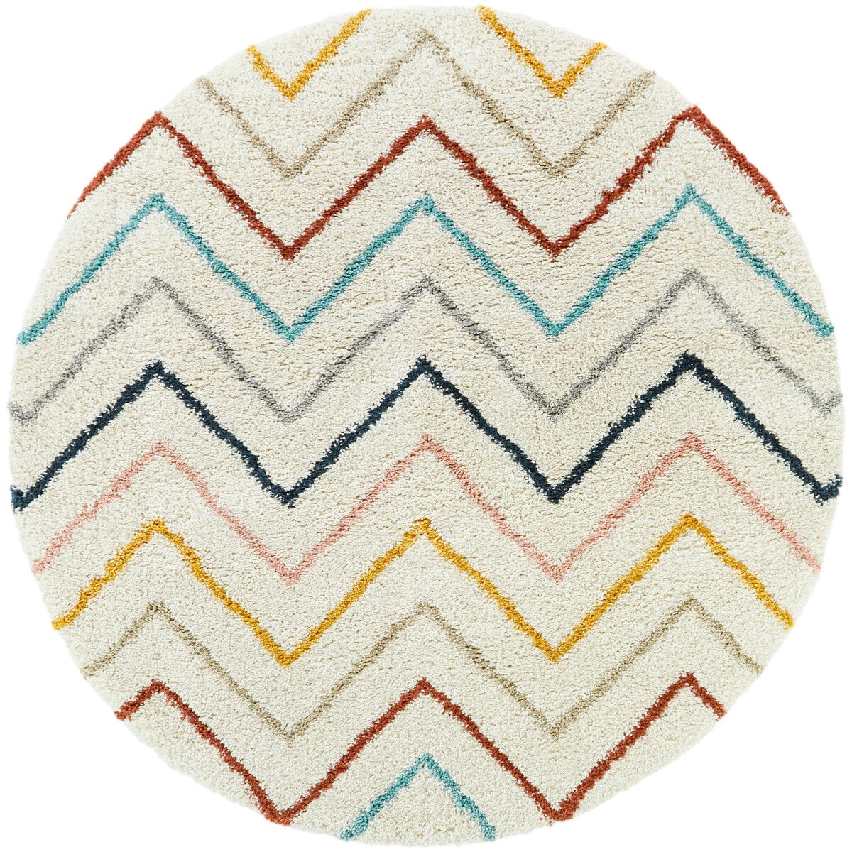 Mod-Tod Kai Chevron Moroccan Shag Kids Area Rug