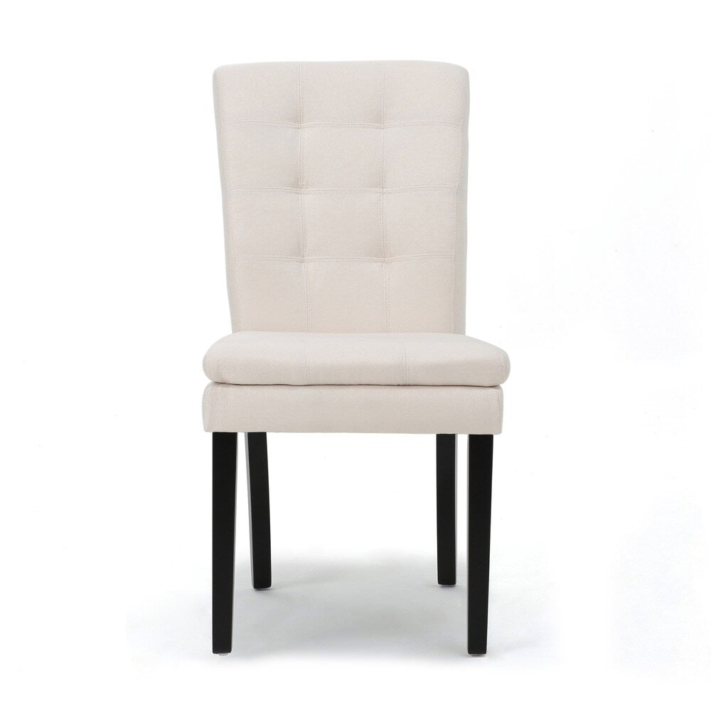 Kailah Tufted Fabric Dining Chair by Christopher Knight Home (Set of 2)