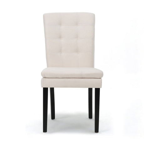 Kailah Tufted Fabric Dining Chair by Christopher Knight Home (Set of 2)