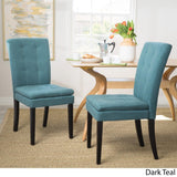 Kailah Tufted Fabric Dining Chair by Christopher Knight Home (Set of 2)