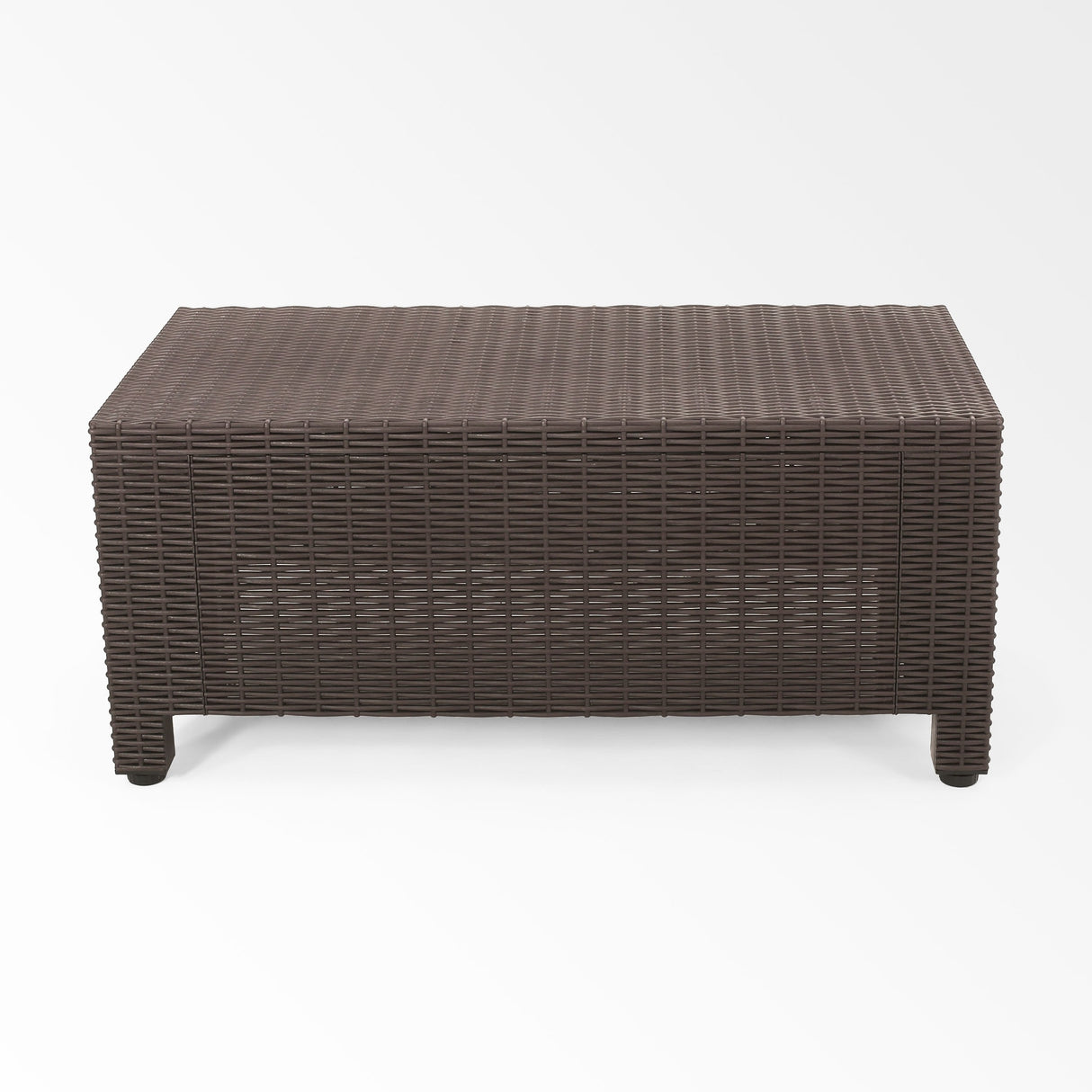Kailani Outdoor Injection Molded Small Space 3 Seater L Shaped Sectional by Christopher Knight Home
