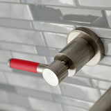 Kingston Brass Kaiser 3-Hole Wall Mount Roman Tub Faucet