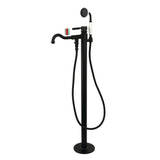 Kingston Brass Kaiser Freestanding Tub Faucet with Hand Shower