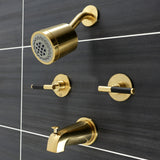 Kingston Brass Kaiser Two-Handle Tub and Shower Faucet