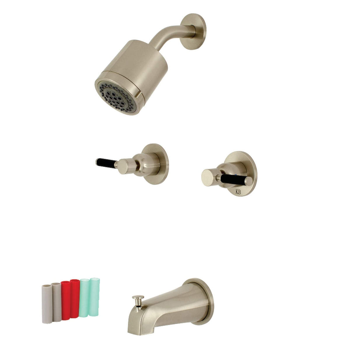 Kingston Brass Kaiser Two-Handle Tub and Shower Faucet