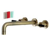 Kaiser Two-Handle Wall Mount Tub Faucet