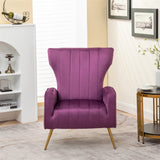 Kaleigh 27.6"W Velvet Square Arm Sofa Chair