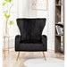 Kaleigh 27.6"W Velvet Square Arm Sofa Chair