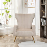 Kaleigh 27.6"W Velvet Square Arm Sofa Chair