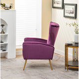 Kaleigh 27.6"W Velvet Square Arm Sofa Chair