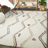 Kallos Tribal Shag Area Rug