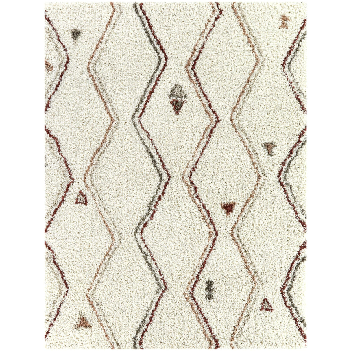 Kallos Tribal Shag Area Rug