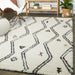 Kallos Tribal Shag Area Rug