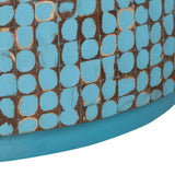 Kaloni Bohemian Coconut Shell and Acacia Wood Coffee Table
