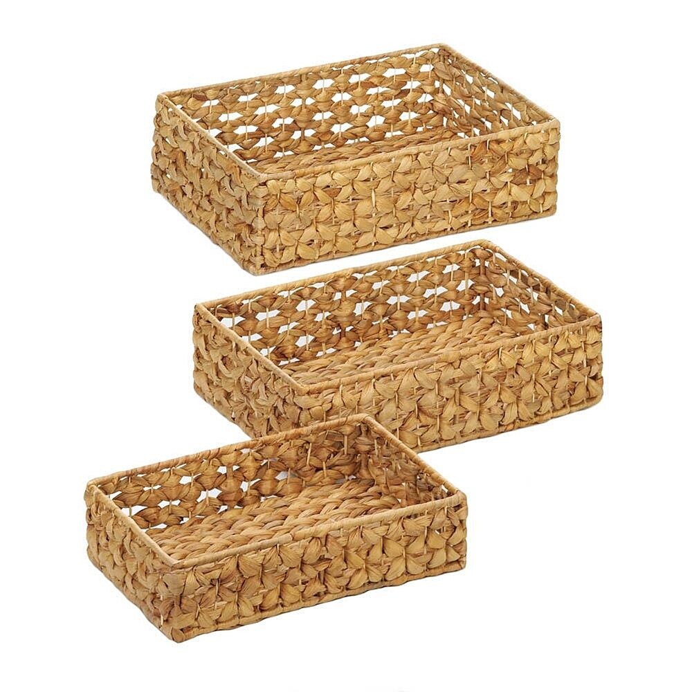 Kamas Weaved Straw Storage Nesting Baskets