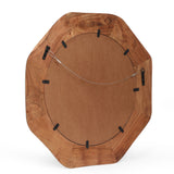 Kamin Rustic Handcrafted Acacia Wood Round Wall Mirror by Christopher Knight Home - Natural - 30.00" L x 1.00" W x 30.00" H