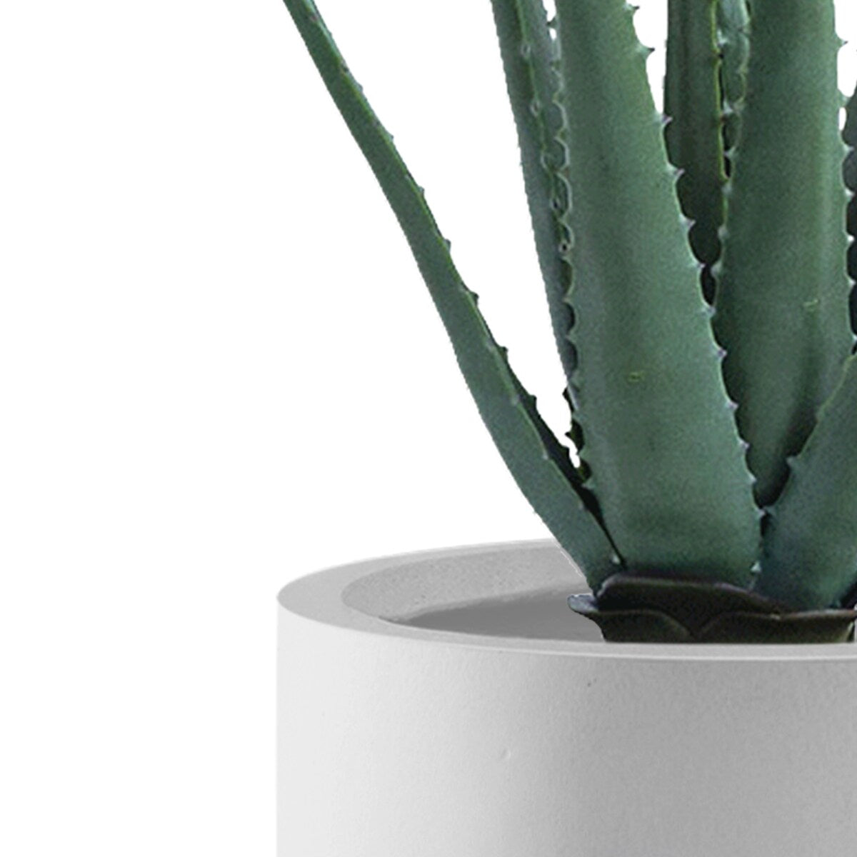 Kante 31.4" and 23.6"H Concrete Tall Planters (Set of 2), Large Outdoor Indoor Decorative Pot with Drainage Hole and Rubber Plug