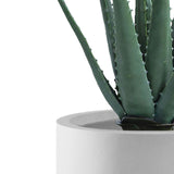Kante 31.4" and 23.6"H Concrete Tall Planters (Set of 2), Large Outdoor Indoor Decorative Pot with Drainage Hole and Rubber Plug