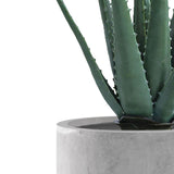 Kante 31.4" and 23.6"H Concrete Tall Planters (Set of 2), Large Outdoor Indoor Decorative Pot with Drainage Hole and Rubber Plug