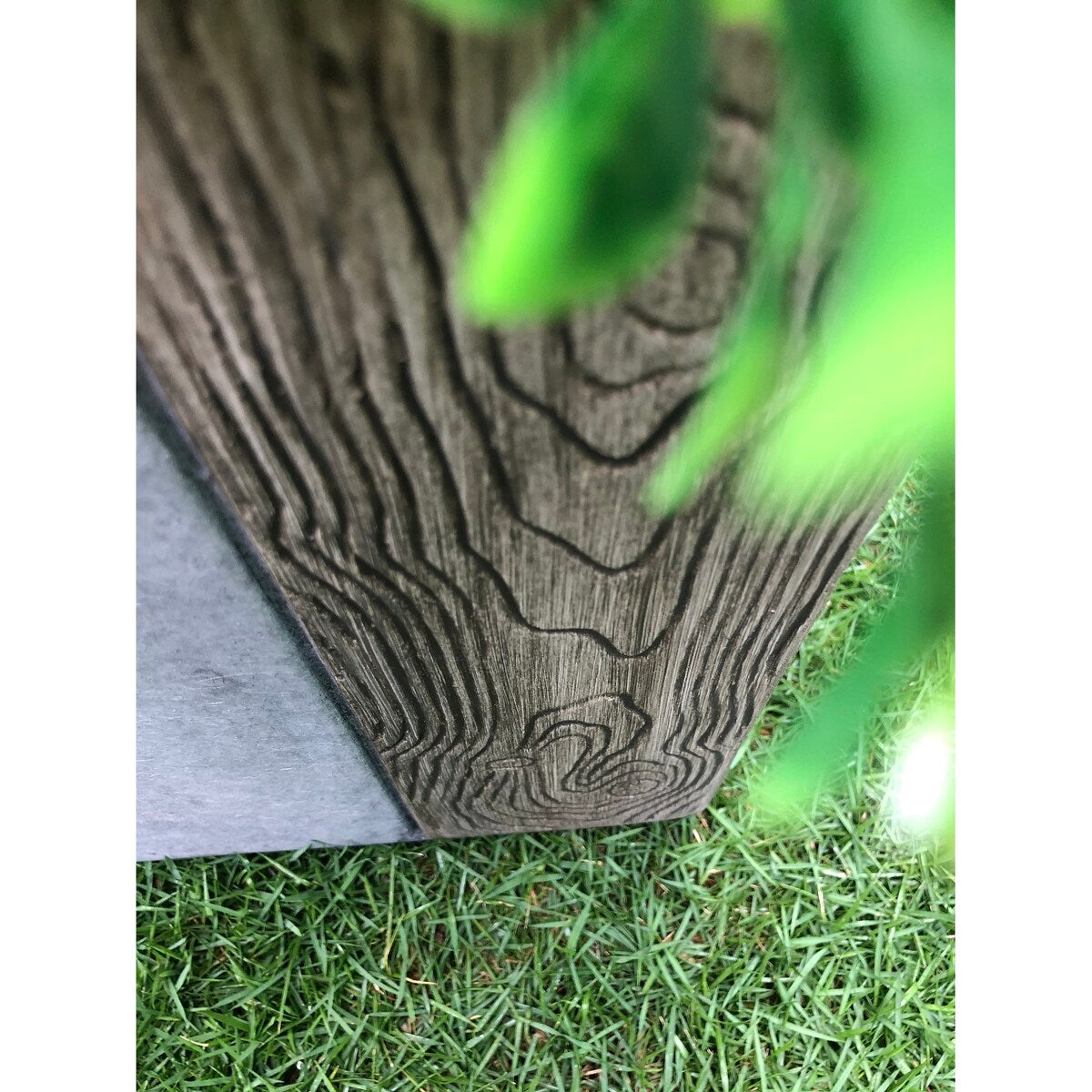 Kante Set of 2 Lightweight Concrete Modern Rectangle Outdoor Planters, 31 and 23 Inch Long, Lodgepole - 15"W x 31"L x 15"H