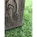 Kante Set of 2 Lightweight Concrete Modern Rectangle Outdoor Planters, 31 and 23 Inch Long, Lodgepole - 15"W x 31"L x 15"H