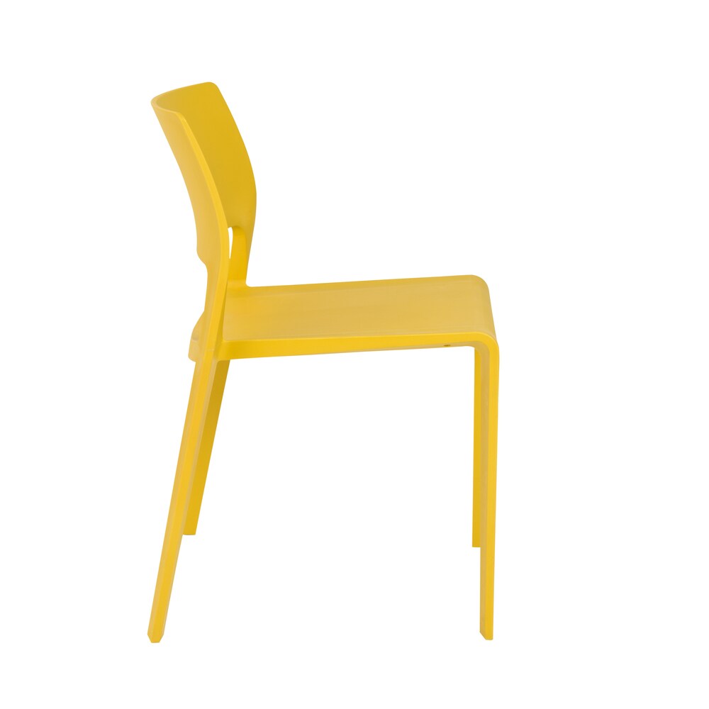 Kara Stacking Chair (Set of 4) - Mustard