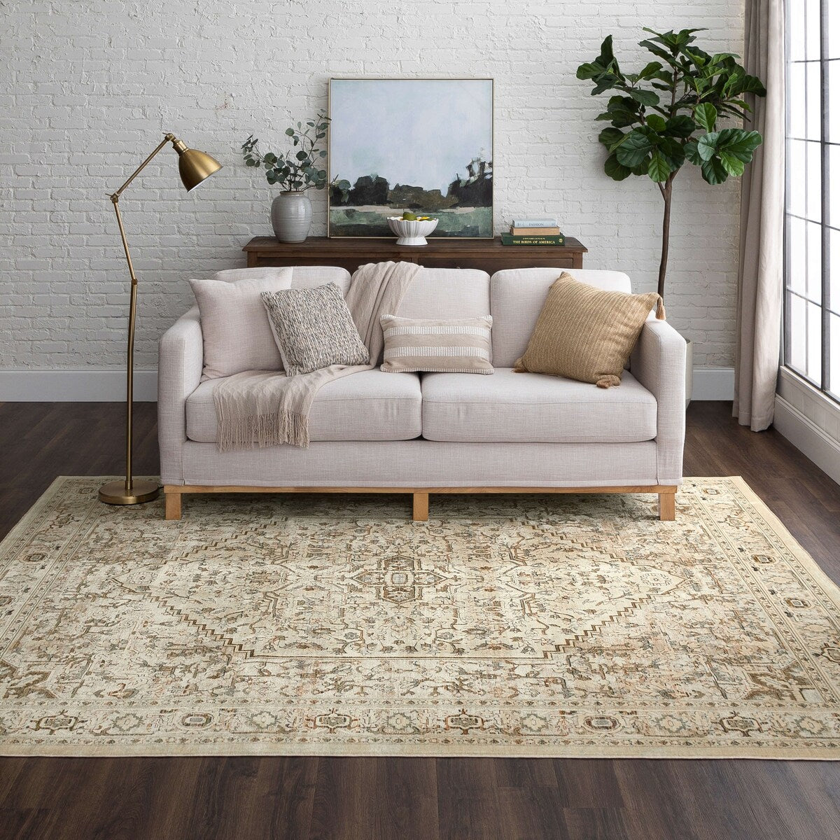 Karastan Exalted Medallion Woven Area Rug