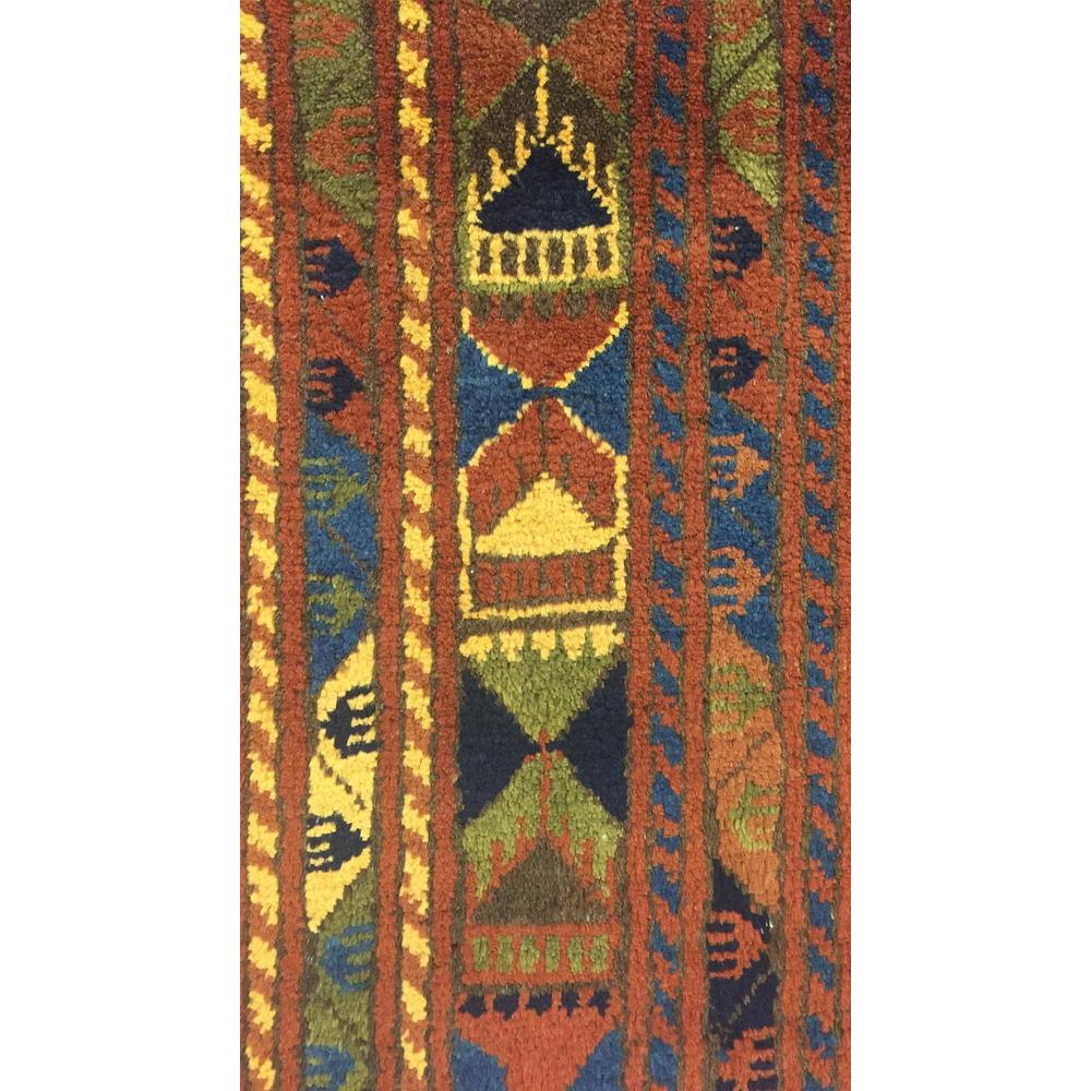 Noori Rug Karghi Becket Rust/Rust Rug - 6'6" x 9'6"